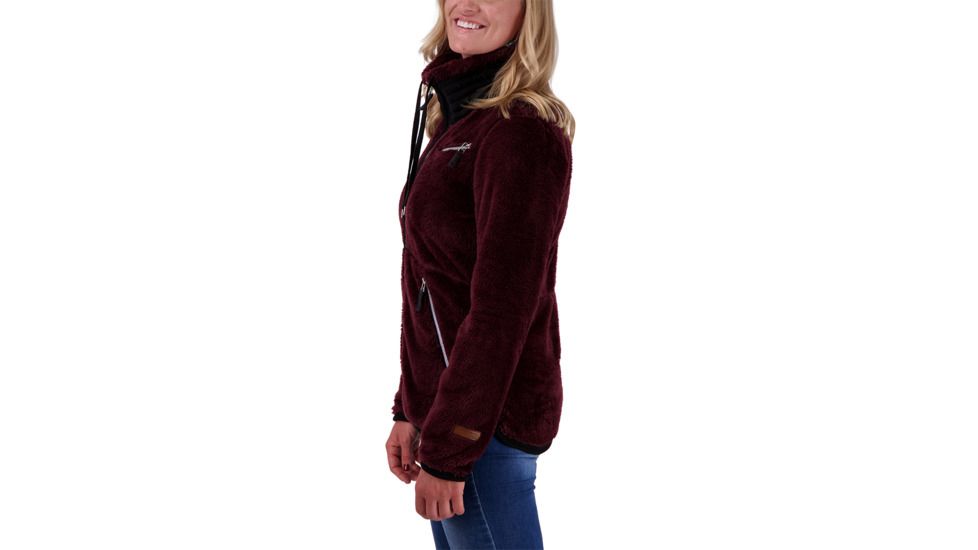 Obermeyer Britt Fleece Jacket - Womens, Wine-Not, Large, 17044-WINE-NOT-L
