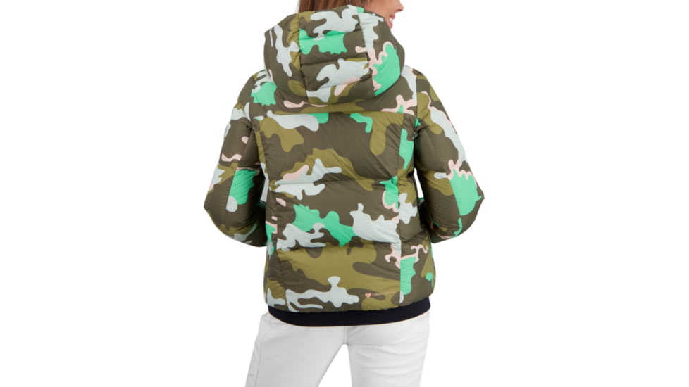 Obermeyer Calypso Down Jacket - Womens, Jasmint Camo, 2, 11179-21129-2
