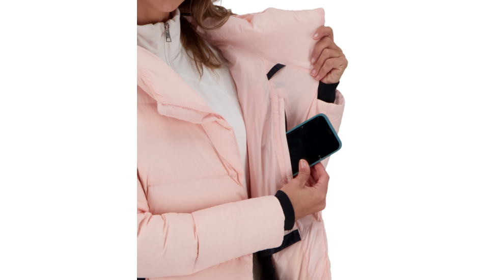 Obermeyer Calypso Down Jacket - Womens, Pink Sand, 2, 11179-21050-2