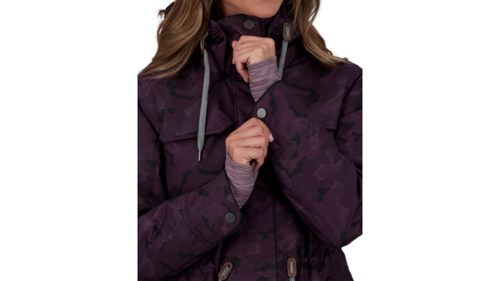 Obermeyer Celestia Jacket - Womens, Magnetic Camo, 12, 11170-21158-12