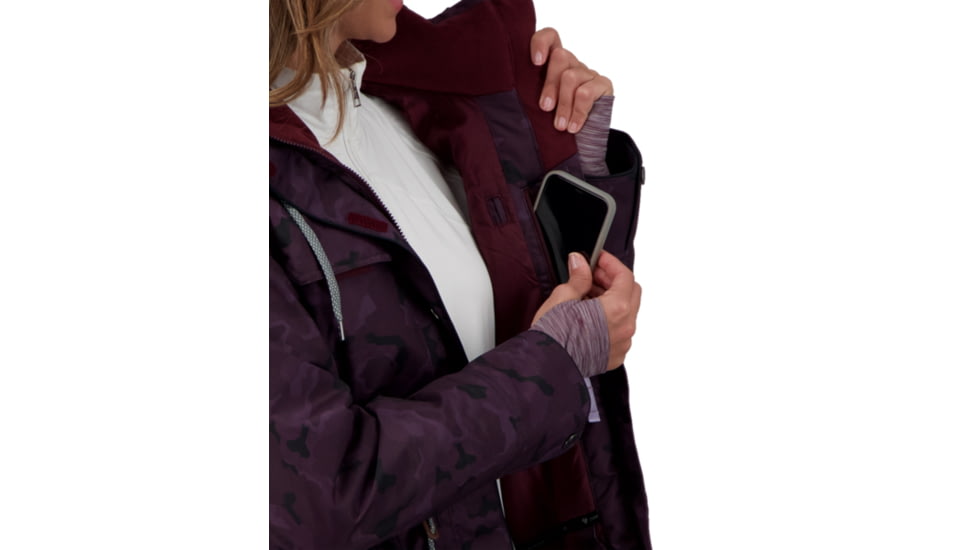 Obermeyer Celestia Jacket - Womens, Magnetic Camo, 12, 11170-21158-12