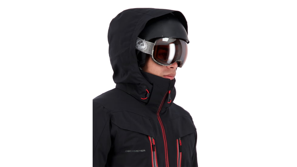 Obermeyer Charger Jacket - Mens, Black, 2XLT, 21103-16009-2XLT