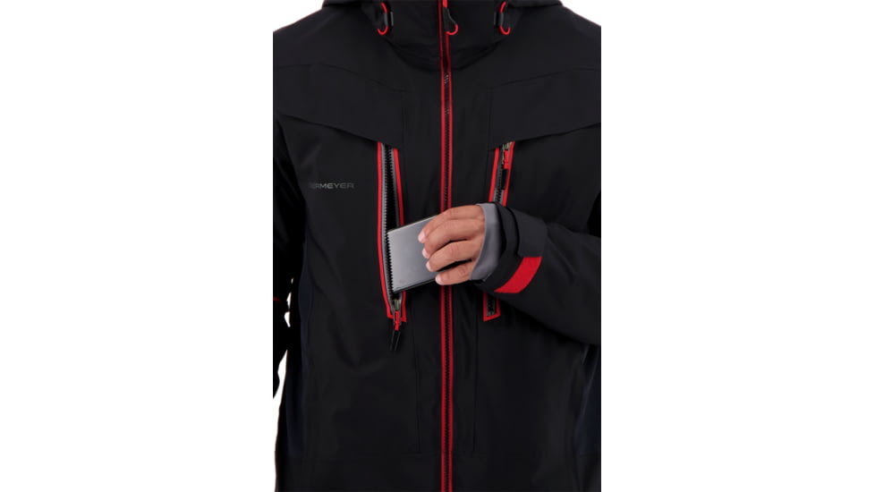 Obermeyer Charger Jacket - Mens, Black, 2XLT, 21103-16009-2XLT