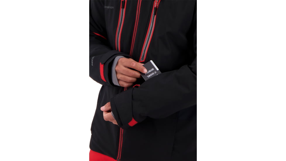 Obermeyer Charger Jacket - Mens, Black, 2XLT, 21103-16009-2XLT