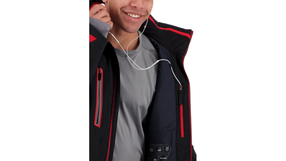 Obermeyer Charger Jacket - Mens, Black, 2XLT, 21103-16009-2XLT