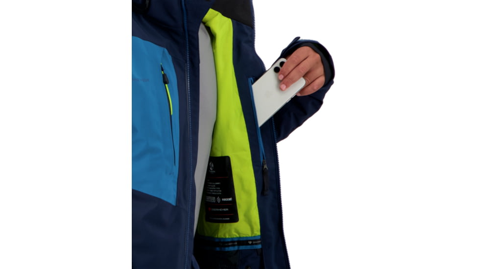 Obermeyer Charger Jacket - Mens, Blueprint, Large, 21103-21166-L