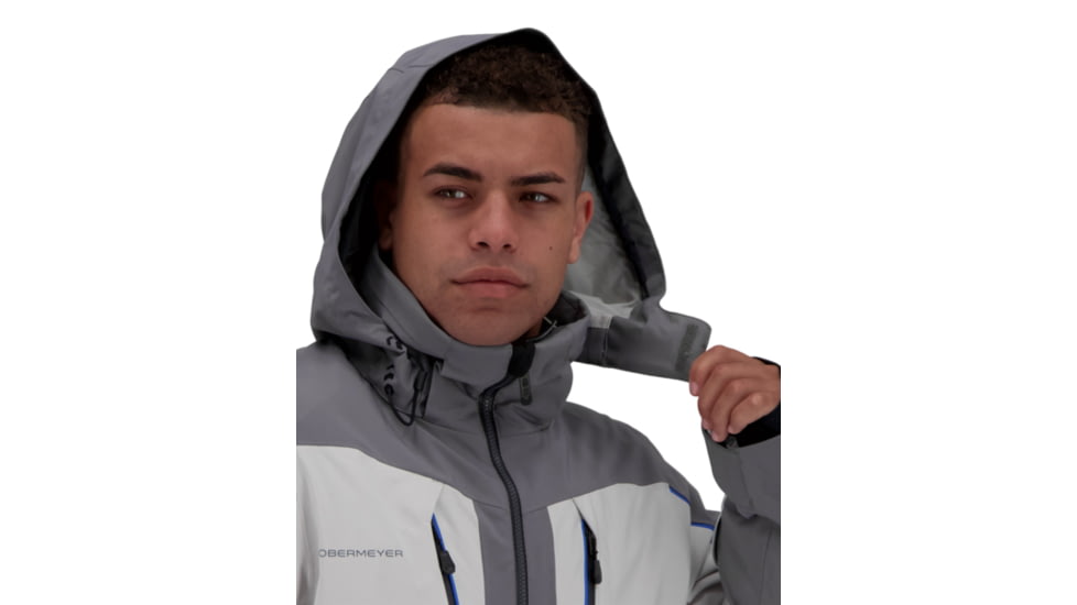 Obermeyer Charger Jacket - Mens, Fog, Extra Large, 21103-17001-XL