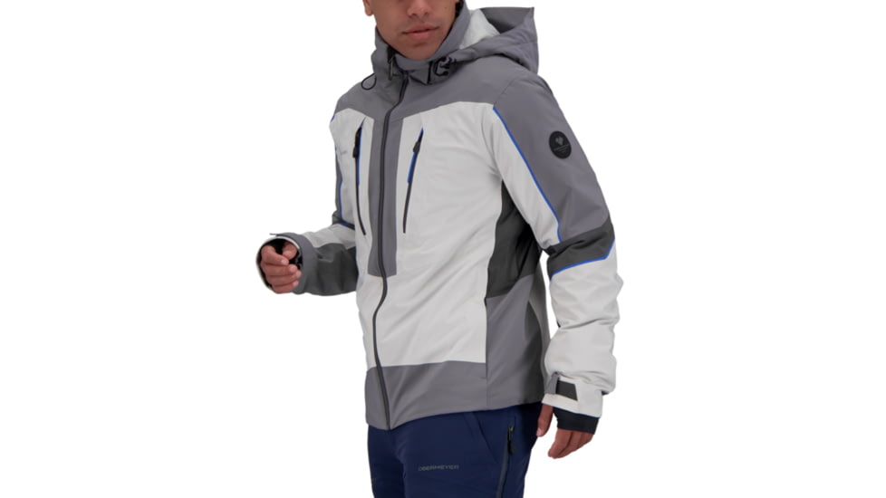 Obermeyer Charger Jacket - Mens, Fog, Extra Large, 21103-17001-XL