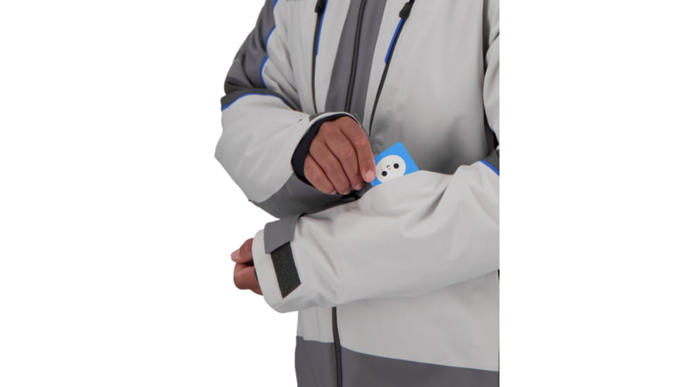 Obermeyer Charger Jacket - Mens, Fog, Extra Large, 21103-17001-XL