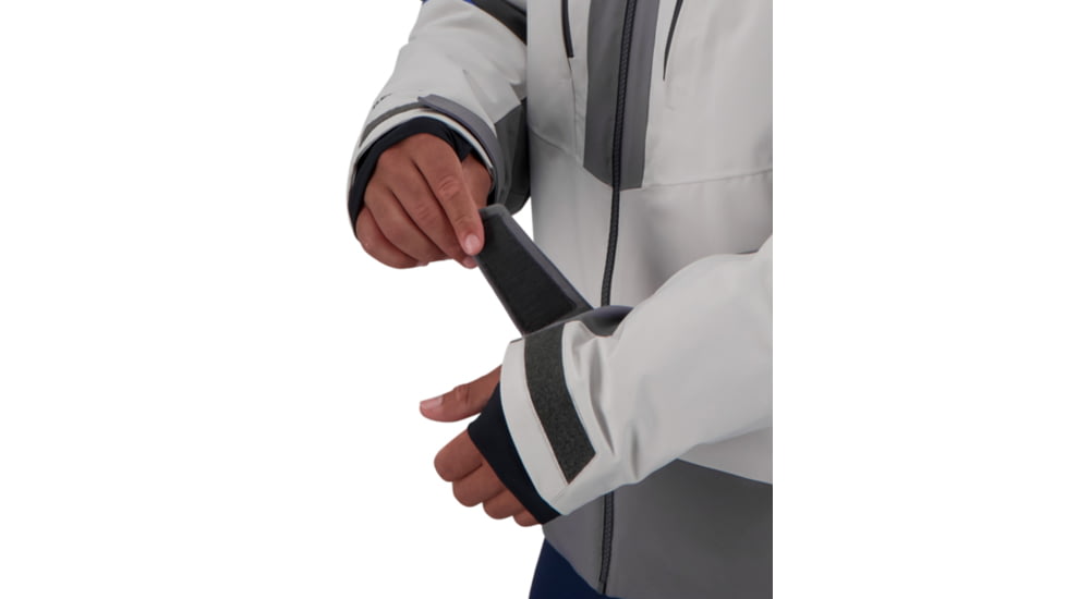 Obermeyer Charger Jacket - Mens, Fog, Extra Large, 21103-17001-XL