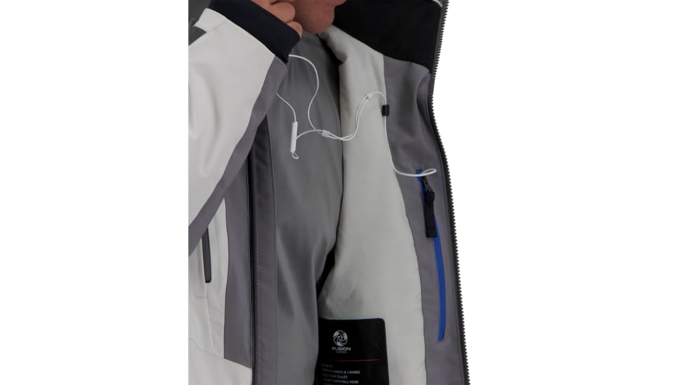 Obermeyer Charger Jacket - Mens, Fog, Extra Large, 21103-17001-XL
