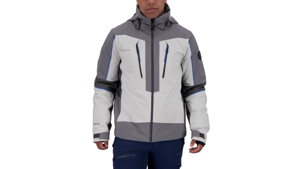 Obermeyer Charger Jacket - Mens, Fog, Extra Large, 21103-17001-XL