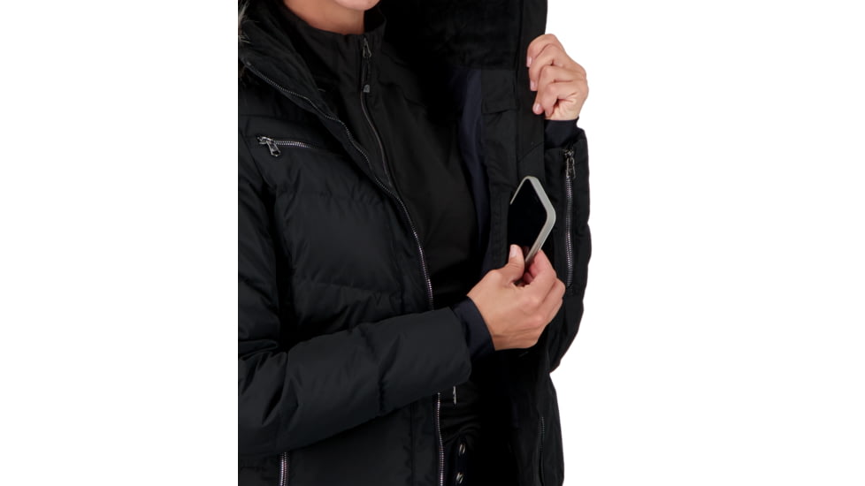 Obermeyer Circe Down Jacket - Womens, Black, 12, 11176-16009-12