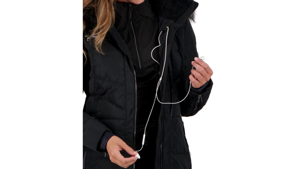 Obermeyer Circe Down Jacket - Womens, Black, 12, 11176-16009-12