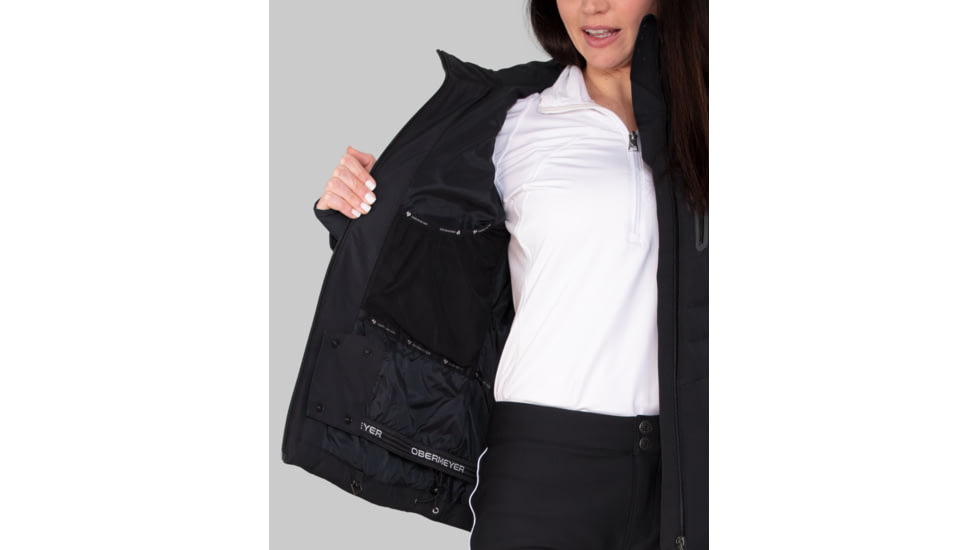 Obermeyer Cosima Down Jacket - Womens, 4 US, Black, 11168-16009-4