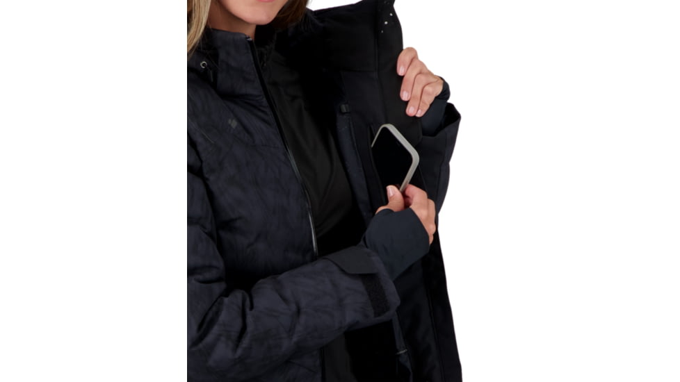 Obermeyer Cosima Down Jacket - Womens, Black Ice, 12, 11173-21111-12