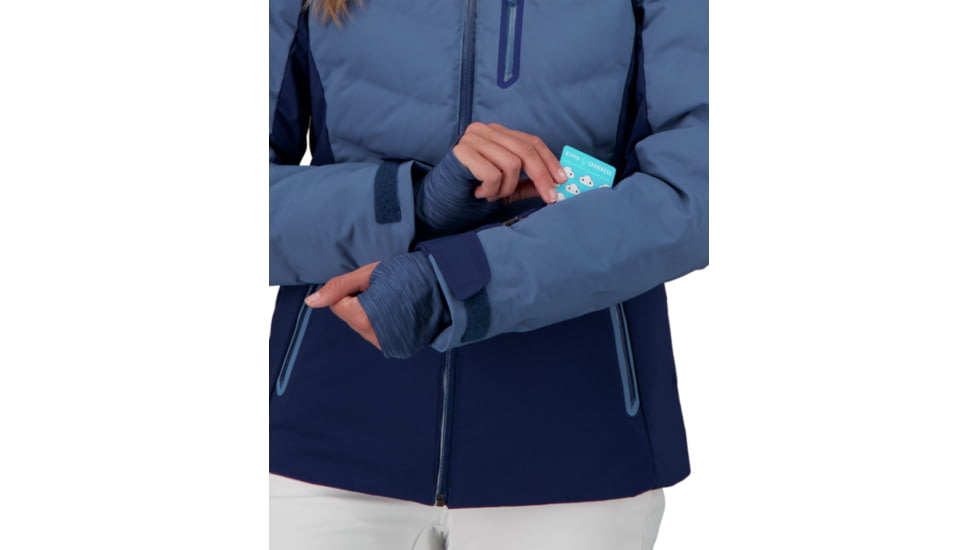 Obermeyer Cosima Down Jacket - Womens, Blue Ash, 16, 11173-21168-16