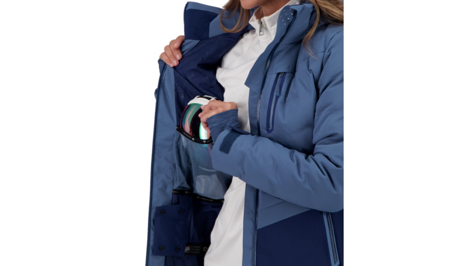 Obermeyer Cosima Down Jacket - Womens, Blue Ash, 16, 11173-21168-16