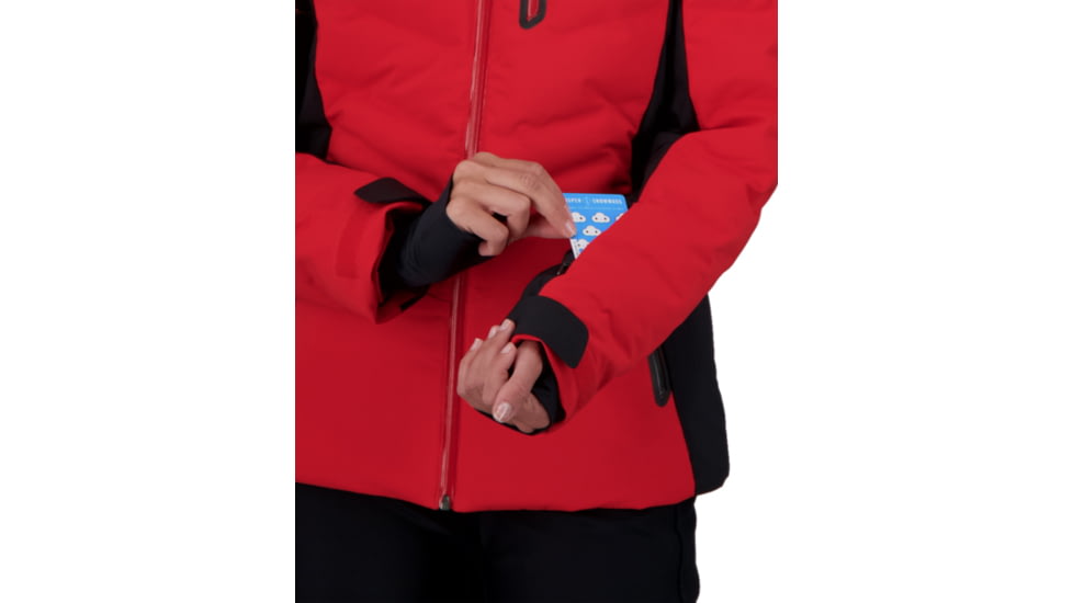 Obermeyer Cosima Down Jacket - Womens, Read My Lips, 14, 11173-21044-14