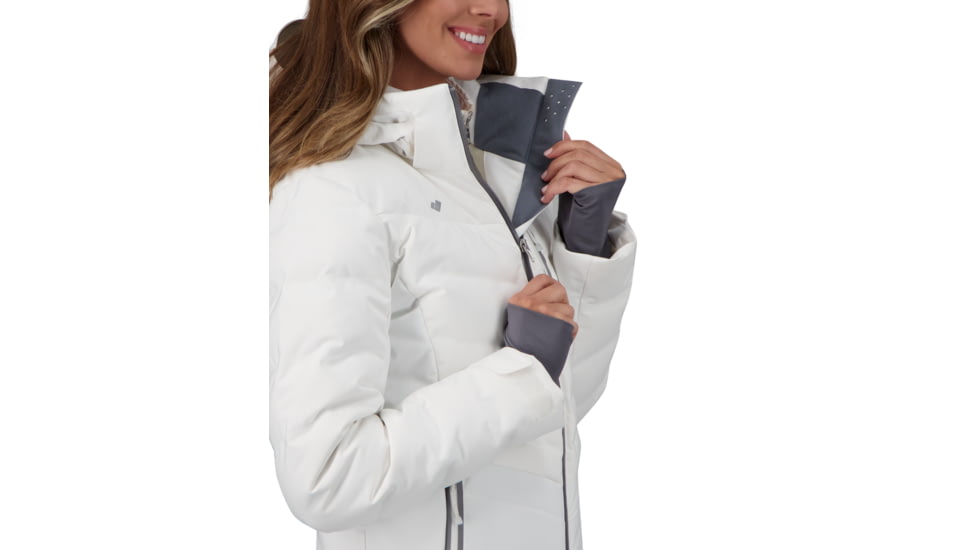 Obermeyer Cosima Down Jacket - Women's, 10 US, White, 11168-16010-10