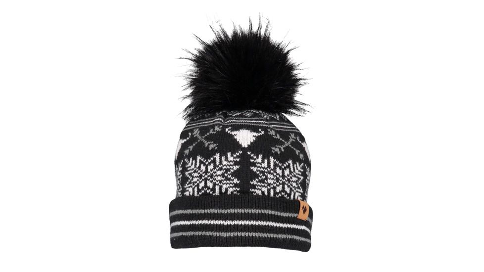 Obermeyer Dallas Knit Pom Hat - Womens, Black, 18049-BLACK-WOMEN