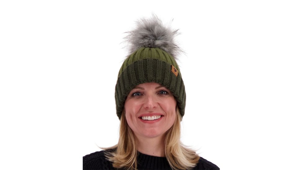Obermeyer Denver Faux Fur Pom Hat - Womens, Military Time, 18048-MILITARY TIME-WOMEN