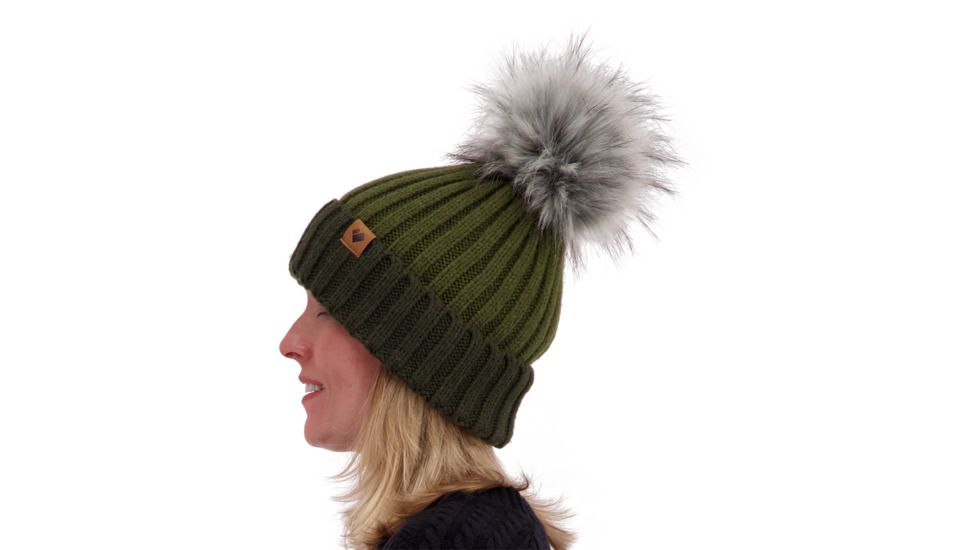 Obermeyer Denver Faux Fur Pom Hat - Womens, Military Time, 18048-MILITARY TIME-WOMEN