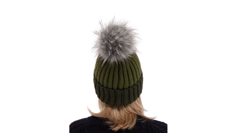 Obermeyer Denver Faux Fur Pom Hat - Womens, Military Time, 18048-MILITARY TIME-WOMEN