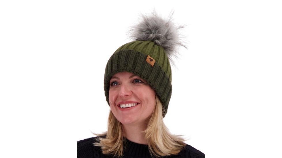 Obermeyer Denver Faux Fur Pom Hat - Womens, Military Time, 18048-MILITARY TIME-WOMEN