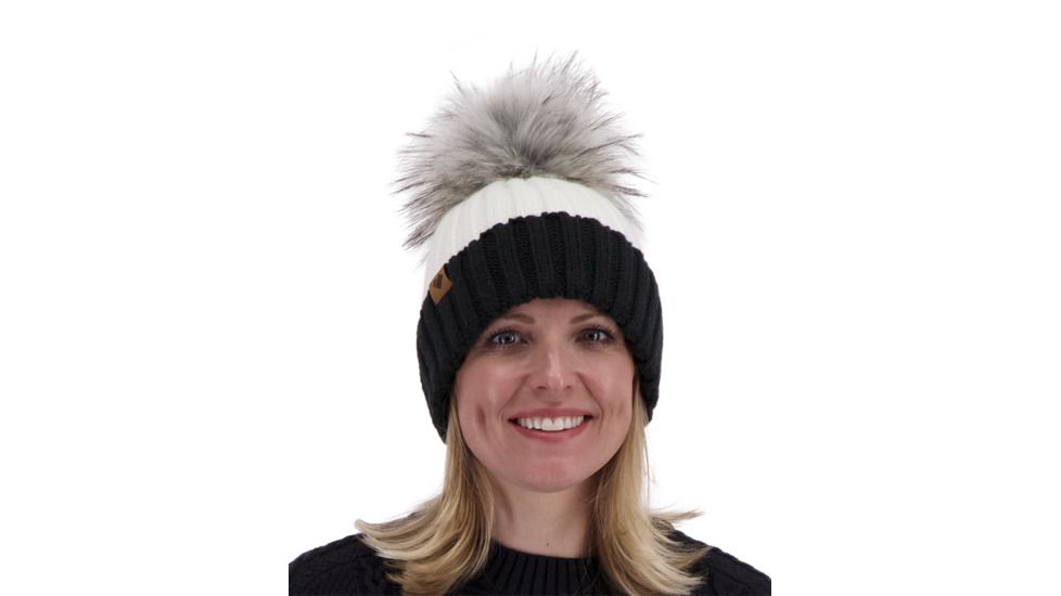 Obermeyer Denver Faux Fur Pom Hat - Womens, White, 18048-WHITE-WOMEN