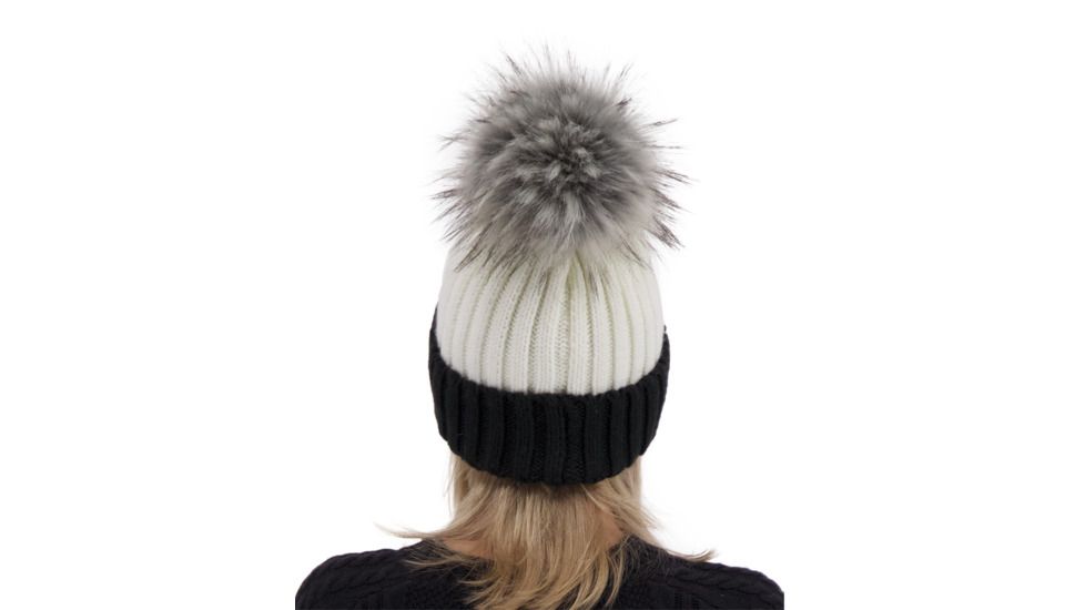 Obermeyer Denver Faux Fur Pom Hat - Womens, White, 18048-WHITE-WOMEN