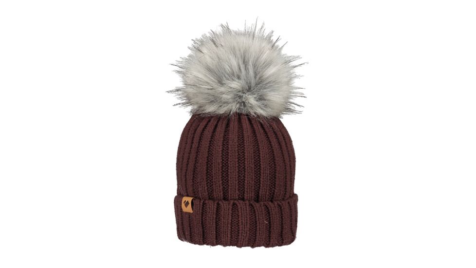 Obermeyer Denver Faux Fur Pom Hat - Womens, Wine-Not, 18048-WINE-NOT-WOMEN