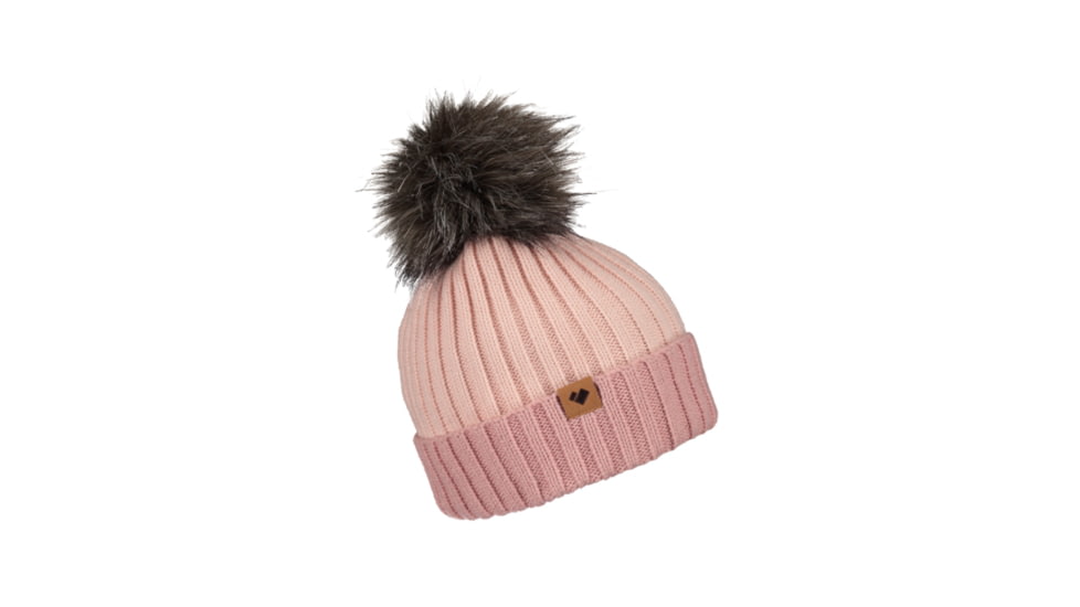 Obermeyer Denver FF Pom Beanie - Womens, Pink Sand, One Size, 18057-21050-ONE SIZE