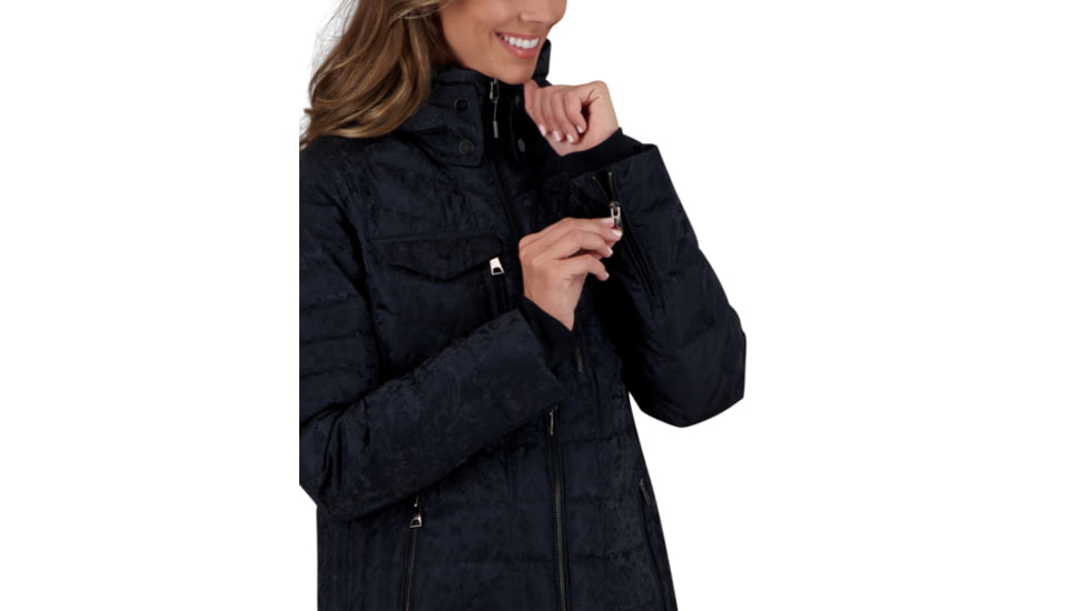 Obermeyer Devon Down Jacket - Womens, Black Frost, 14 Petite, 11139-21024-14P