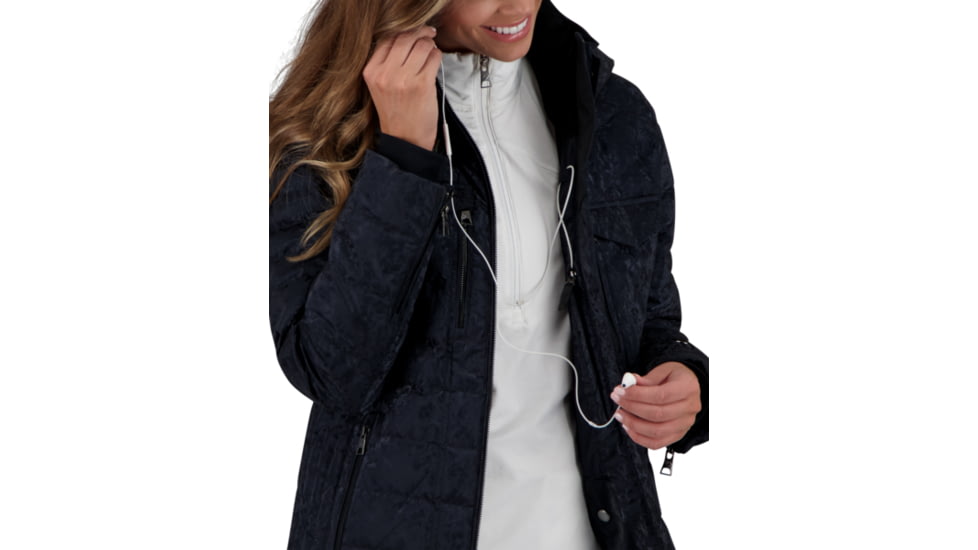 Obermeyer Devon Down Jacket - Womens, Black Frost, 14 Petite, 11139-21024-14P
