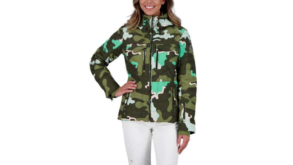 Obermeyer Devon Down Jacket - Womens, Jasmint Camo, 6 Petite, 11139-21129-6P