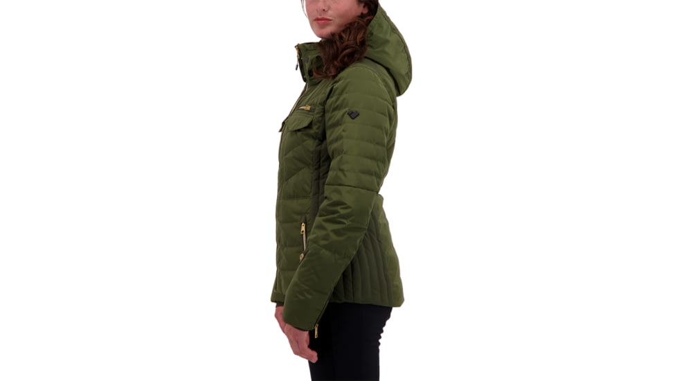 Obermeyer Devon Down Jacket - Womens, Military Time, 10, 11085-MILITARY TIME-10