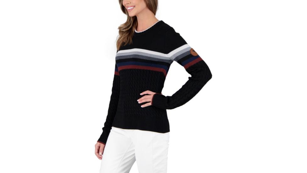 Obermeyer Donna Crewneck Sweater - Womens, Black, Extra Large, 16052-16009-XL