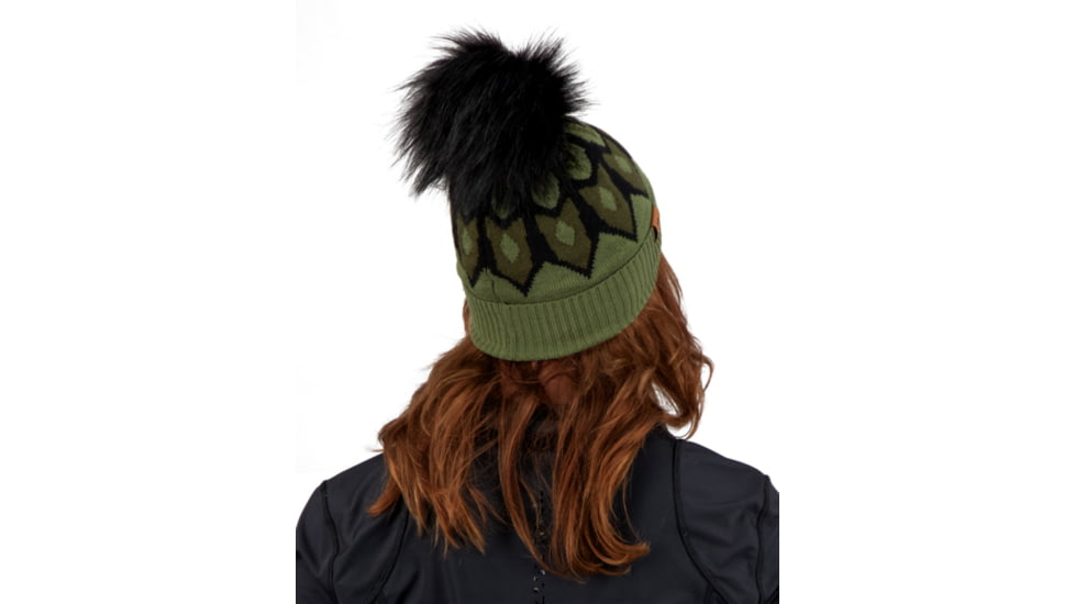 Obermeyer Fair Isle FF Pom Beanie - Womens, Saguaro, One Size, 18068-21189-ONE SIZE