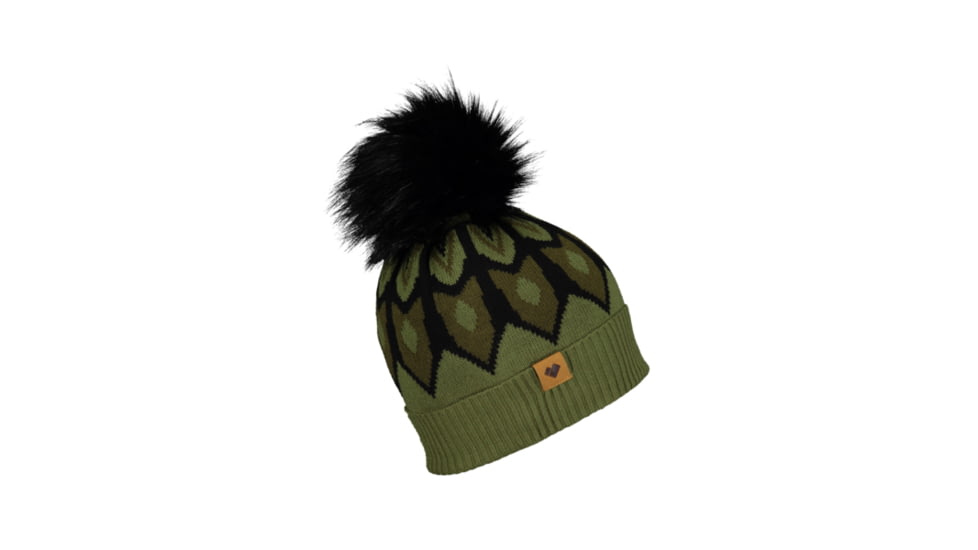 Obermeyer Fair Isle FF Pom Beanie - Womens, Saguaro, One Size, 18068-21189-ONE SIZE