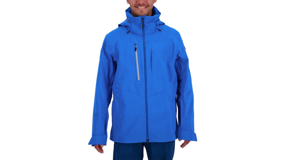 Obermeyer Foraker Shell Jacket - Mens, Blue Vibes, Extra Large, 22078-BLUE VIBES-XL