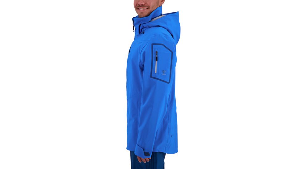 Obermeyer Foraker Shell Jacket - Mens, Blue Vibes, Extra Large, 22078-BLUE VIBES-XL