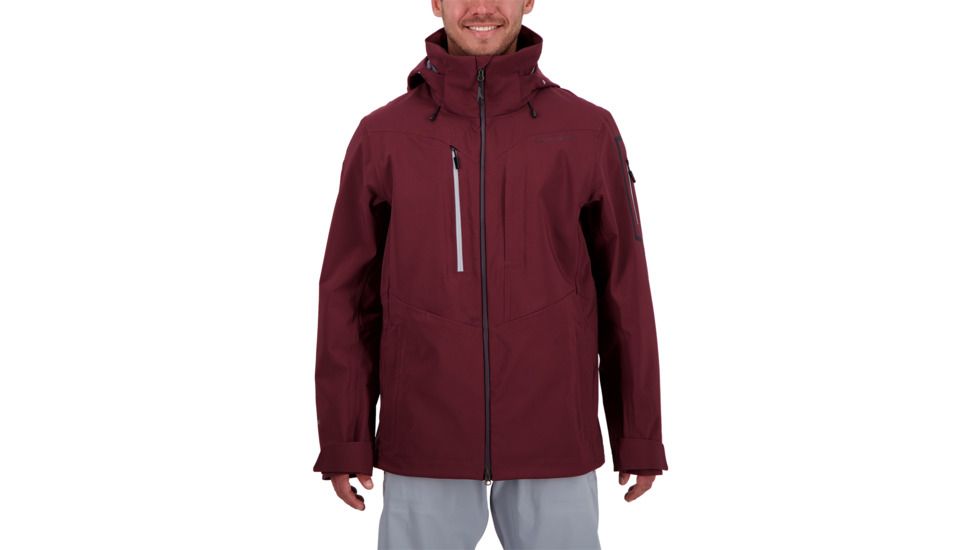 Obermeyer Foraker Shell Jacket - Mens, Wine-Not, Medium, 22078-WINE-NOT-M