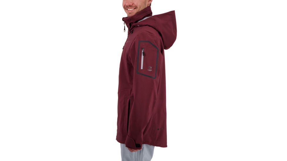 Obermeyer Foraker Shell Jacket - Mens, Wine-Not, Medium, 22078-WINE-NOT-M