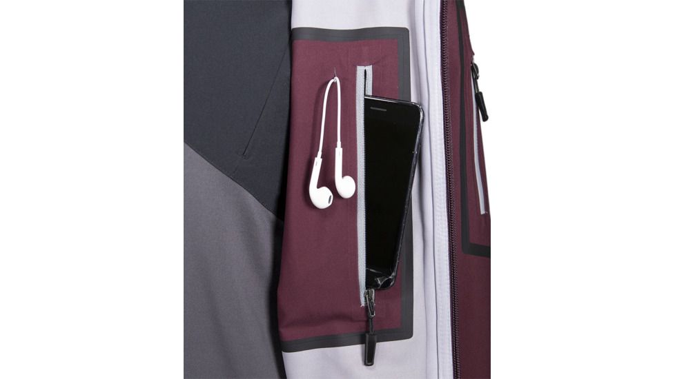 Obermeyer Foraker Shell Jacket - Mens, Wine-Not, Medium, 22078-WINE-NOT-M