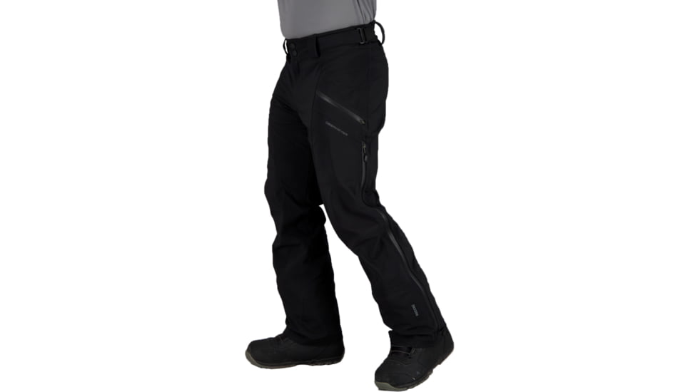 Obermeyer Foraker Shell Pant - Men's, Large, Short Inseam, Black, 25046-16009-LS