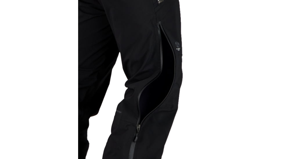 Obermeyer Foraker Shell Pant - Men's, Large, Short Inseam, Black, 25046-16009-LS