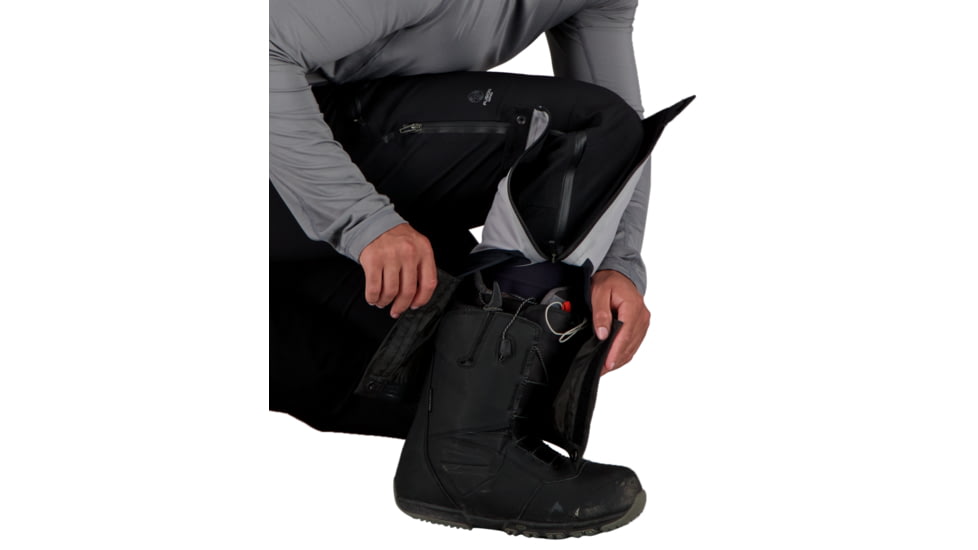 Obermeyer Foraker Shell Pant - Men's, Large, Short Inseam, Black, 25046-16009-LS