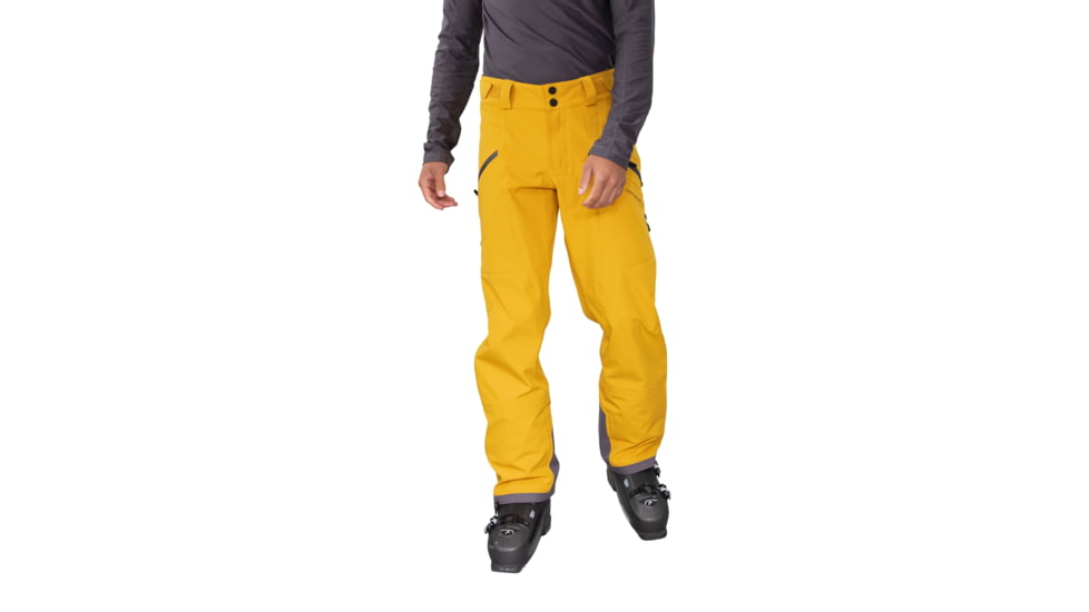 Obermeyer Foraker Shell Pant - Mens, Extra Large, Regular Inseam, Golden Hour, 25046-22120-XL