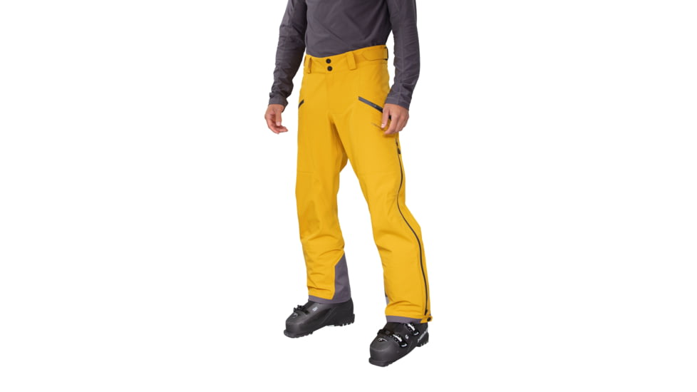 Obermeyer Foraker Shell Pant - Mens, Extra Large, Regular Inseam, Golden Hour, 25046-22120-XL